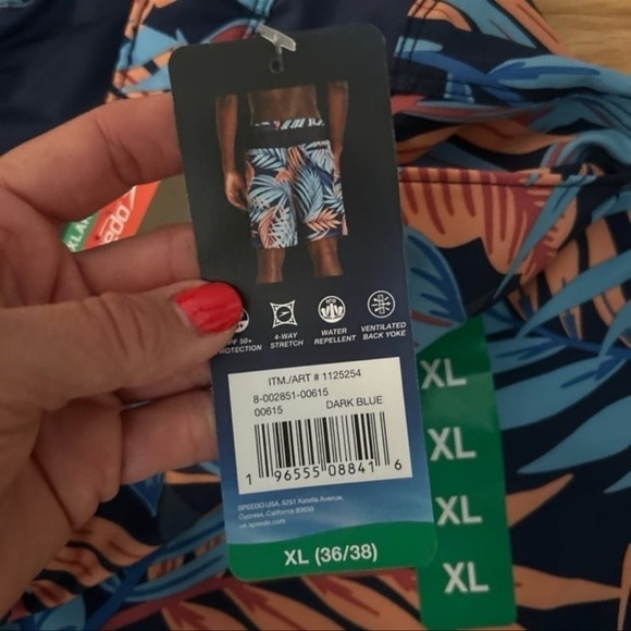 (NWT) Speedo Men’s Comfort Liner Swim Shorts, XL (36/38) - Picture 7 of 12